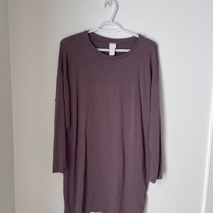 Purple Long Sleeve dress